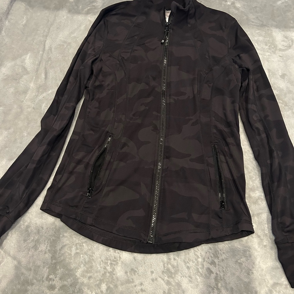 Women's Black Camouflage Jacket